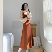 显瘦茶歇法式 倪惑春装 2024年新款 打底