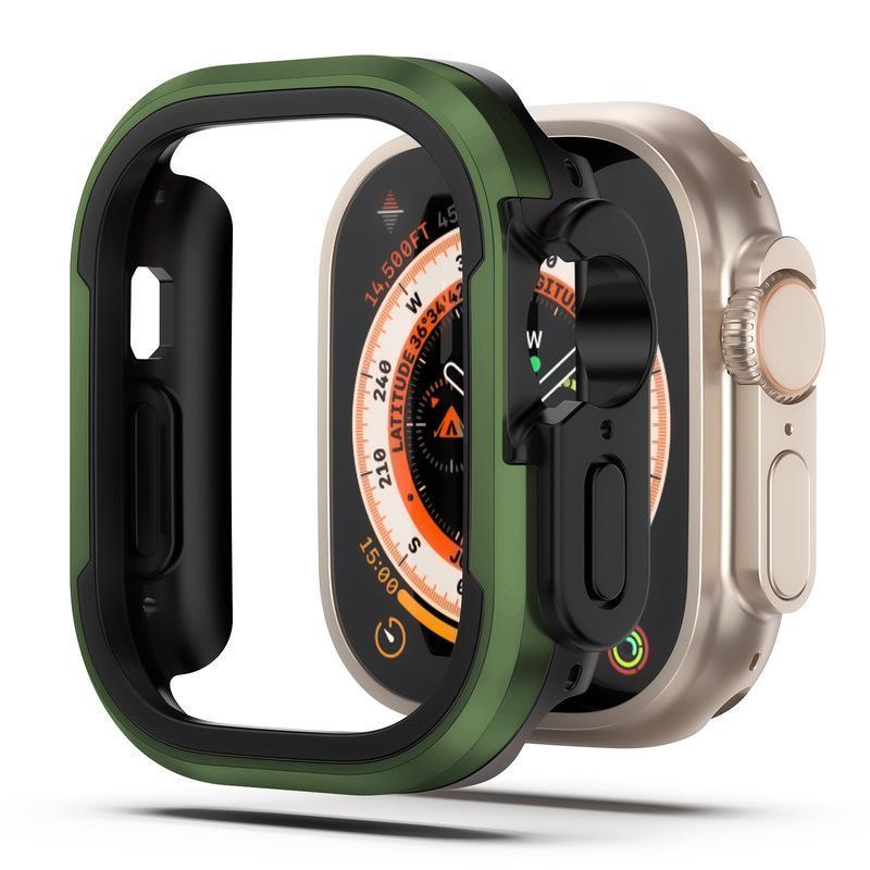 适用苹果手表壳Ultra apple iwatch8保护壳防摔保护套S4567