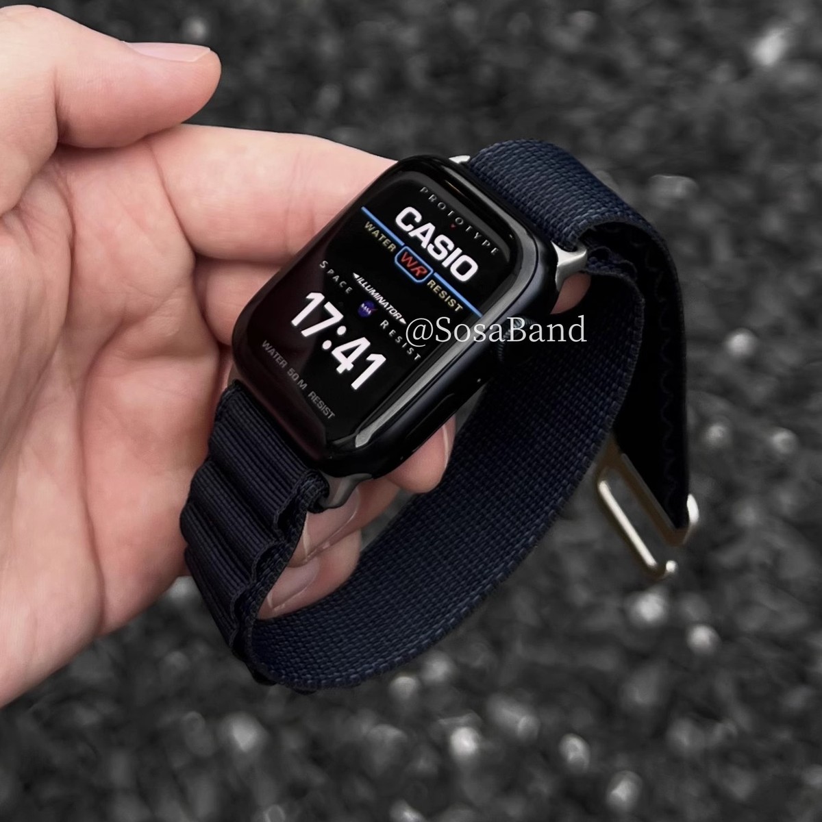 SosaBand高山回环尼龙编织适用苹果手表带S10AppleWatch789iwatch