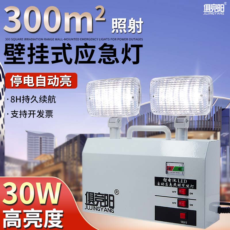 俱竞阳30W强光充电停电照明灯