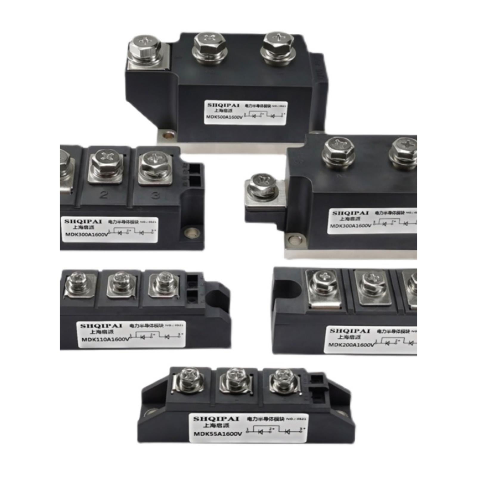 MDK55A防反充二极管100A1600V 160A 200A 300A 500A两进一出续流