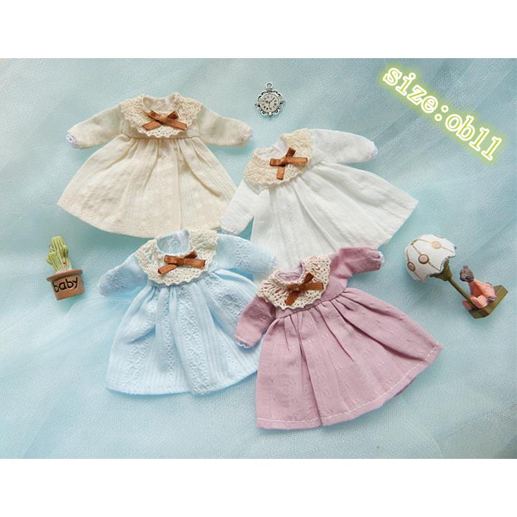 多色ob11复古娃衣连身裙古典风小睡裙 温柔梦乡