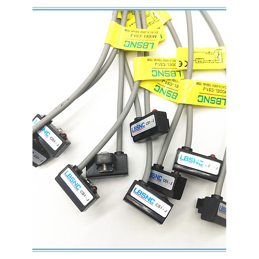 CS1J磁性感应开关CS1G020 CS1F020气缸控制电磁传感器限位开关线