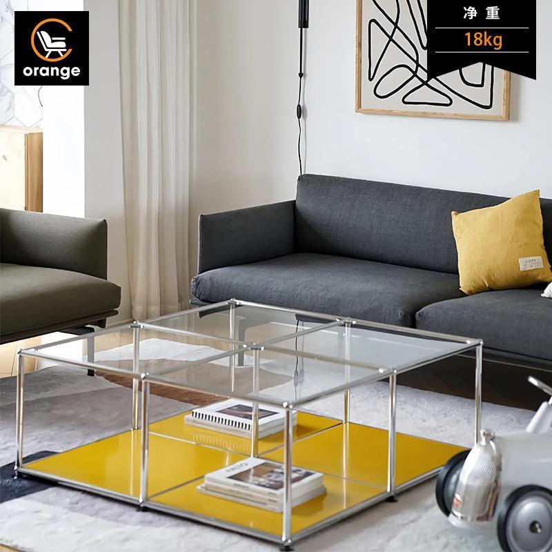 USM包豪斯小茶几移动模块透明玻璃组合创意极意式多功能边柜户型