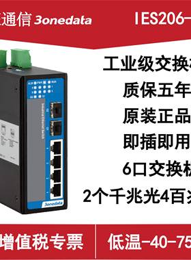 三旺工业网络交换机IES206G-2GS /2GF全千兆4电2光IES205G