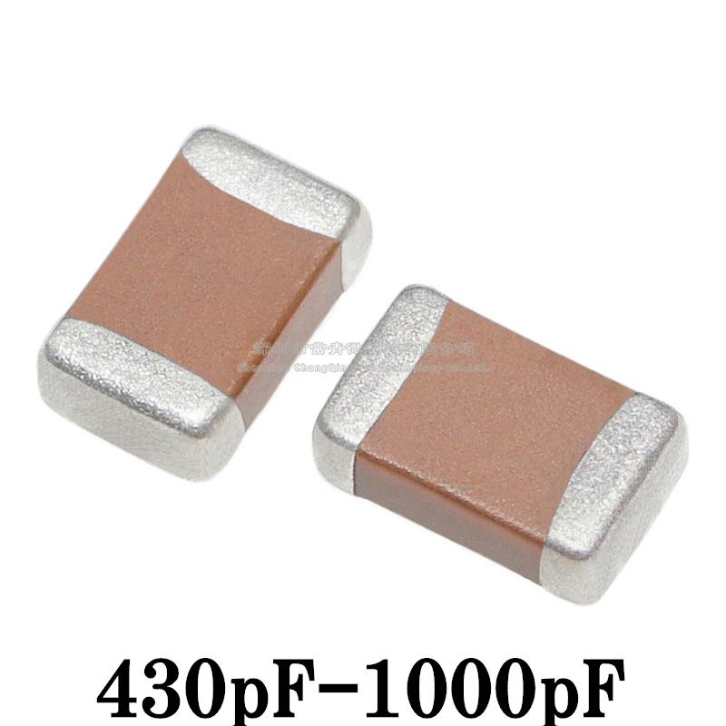 0805贴片电容430pF 470 510 560 620 680 750 820 1000P 1nF 102K