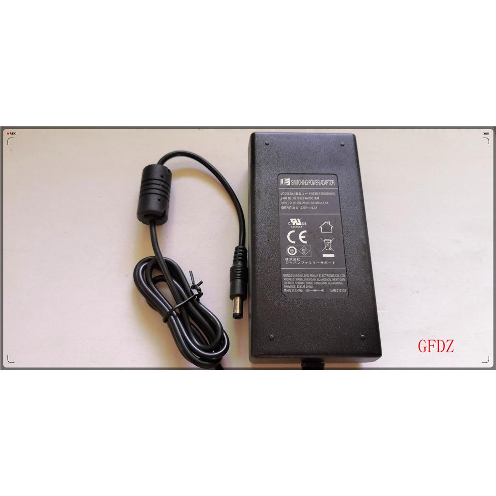适用石龙富华电源配接器 12V5A 电源线 线 充电器 UE60-120500SPA3