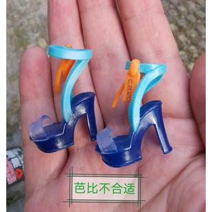 正版彩hong高中大姐姐娃娃鞋子运动鞋彩高娃娃靴子怪物高中高跟鞋