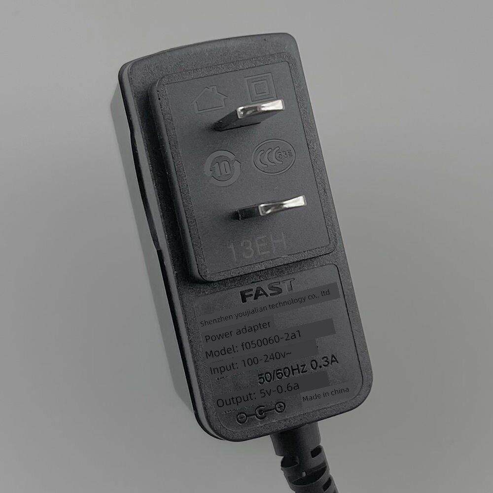 快速Swift Fw325R Mw313R路由器5V0.6A电源小头适配器电缆f050060 -2A1