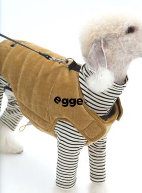 贝灵顿 日杂牛仔小马甲 中型犬秋冬狗狗保暖棉马甲猎狐梗惠比特AI