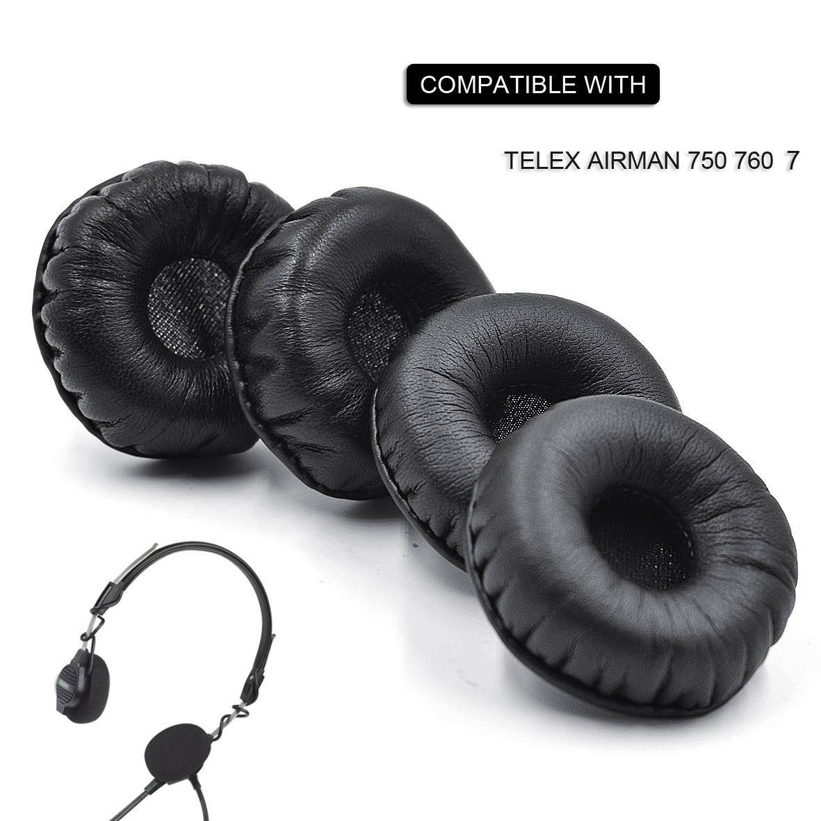 TELEX AIRMAN750 760 850耳机HEADSET Leather飞行员8海绵套耳罩