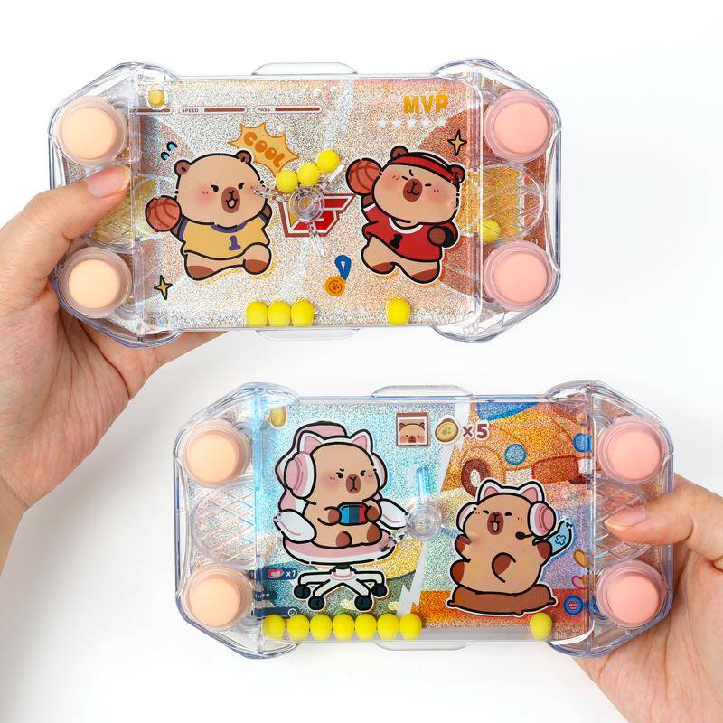 创意方形投篮水机儿童益智水中套圈游戏90后游戏机童年怀旧小玩具