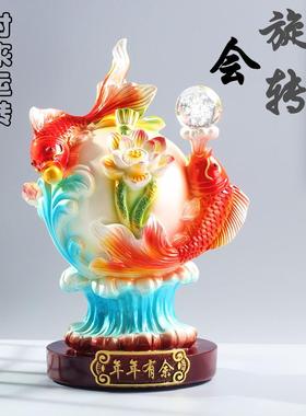 客厅时来运转年年有余玄关办公室摆件酒柜招财电视柜中式礼物乔迁