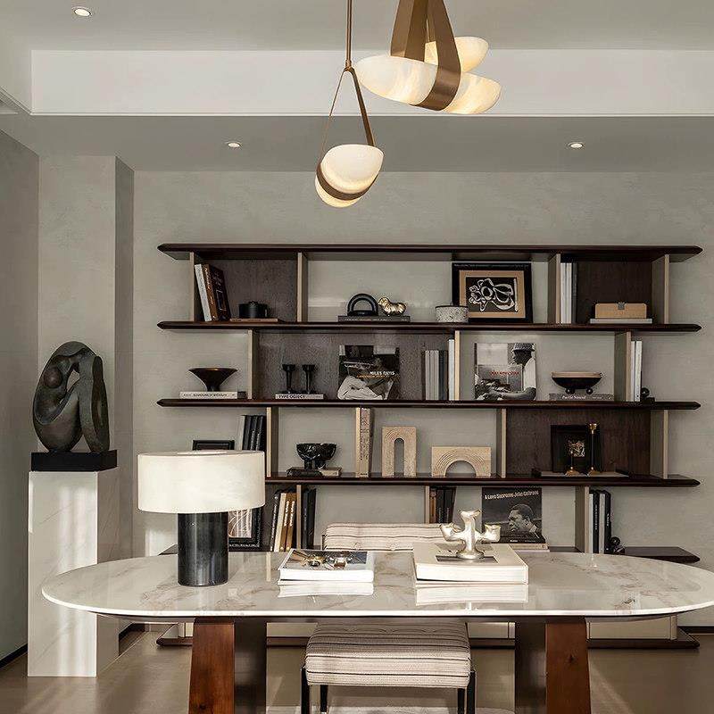 八度空间样板房书房电视柜背景墙黄色石灰华装饰盒书柜现代装饰饰,家居饰品,装饰摆件,淘宝优惠券,粉丝福利购,淘宝优惠卷