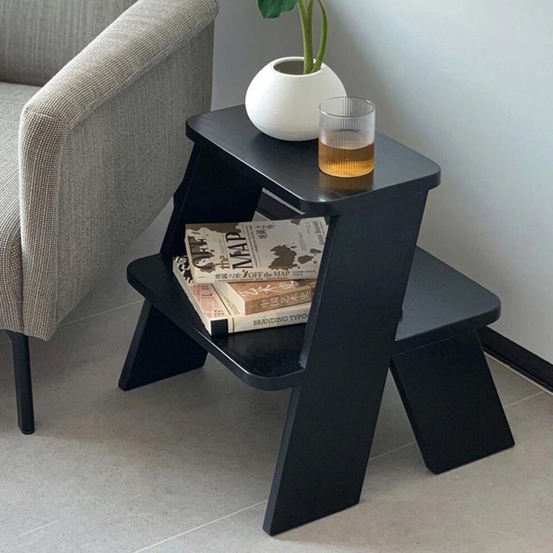 家用梯凳加厚实木人字梯梯椅凳子两用置物架登高楼梯小梯子二步梯