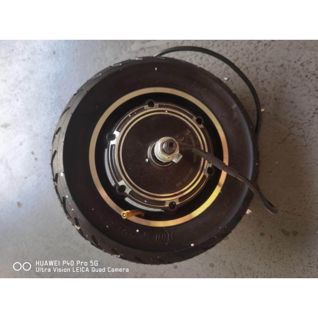 10寸电动滑板无刷轮毂鼓煞电机含轮胎迷你电动车电机350w500w