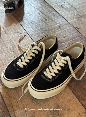 Brigham常青【绒】秋冬低帮休闲经典牛反绒男女款硫化鞋板鞋L3000