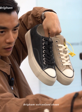 Brigham“本意”休闲风增高休闲板鞋百搭厚底运动硫化鞋