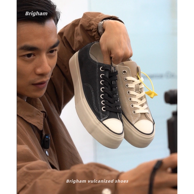 Brigham“本意”休闲风增高休闲板鞋百搭厚底运动硫化鞋