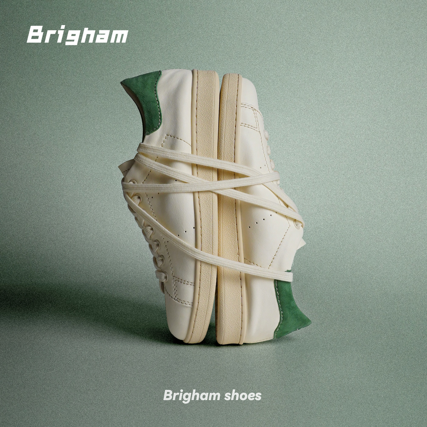 Brigham“使徒”百搭经典绿尾牛皮透气休闲运动板鞋小白鞋SS26