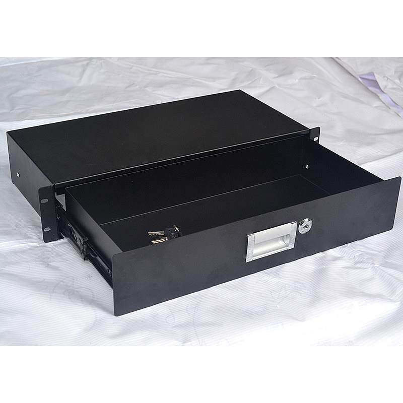 带锁19寸抽屉机箱 ABS航空箱适用2U抽屉 标准1U 2U 3