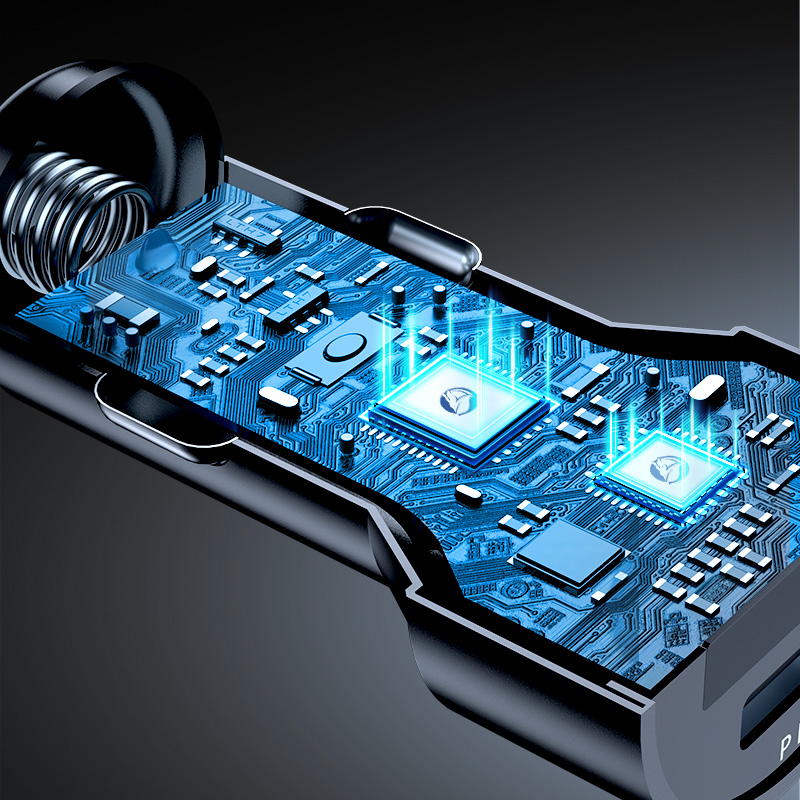 车载充电器汽车超级果PD2W车充点烟器转换快速车专用