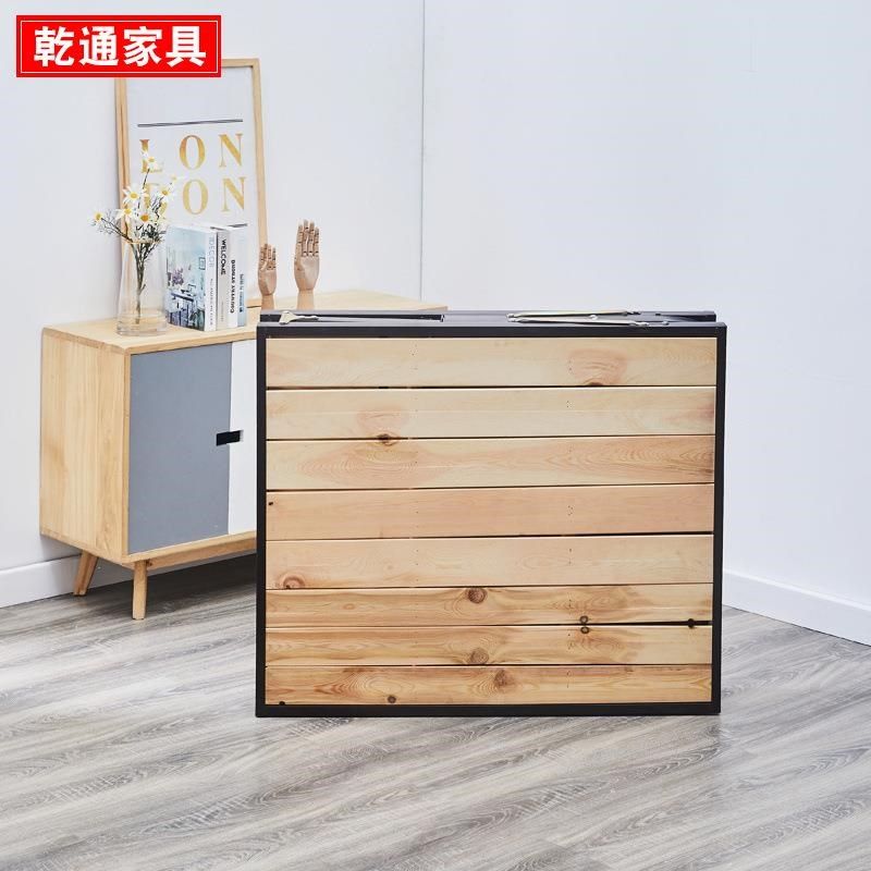 折叠床单人硬板木午休床家用折叠床便携式铁艺床出租房午睡床