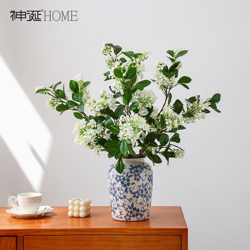 新青瓷陶瓷瓶家居民宿玄关斗柜电视柜器干插瓶,家居饰品,花瓶,淘宝优惠券,粉丝福利购,淘宝优惠卷