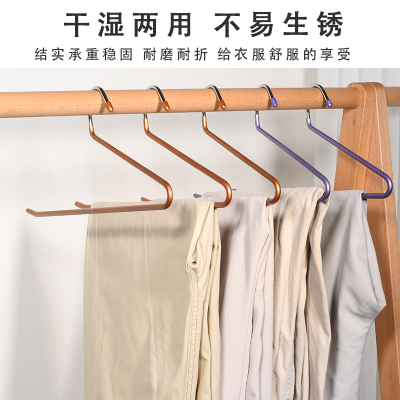 大号彩色鹅型裤架挂取方便高猛钢防滑多功能晾衣架家用无痕裤夹子