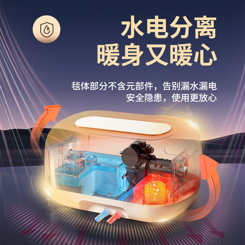 彩阳水暖毯电热毯单电褥子水热毯水暖炕安全水循环水热床垫炕