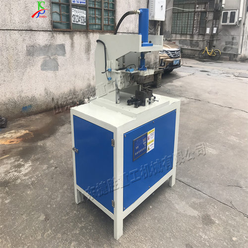 液压钢管冲角折角剪角机Pipe cutter自动不锈钢防盗网切角裁角机