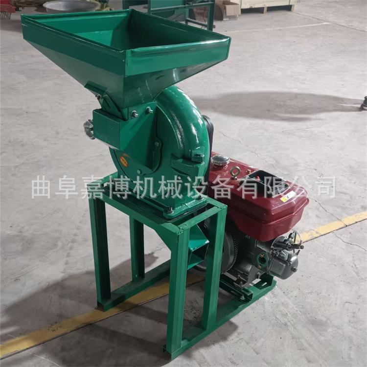 8马力柴油机带齿盘粉碎机 辣椒土豆橙子粉碎机不锈钢材质下口出料