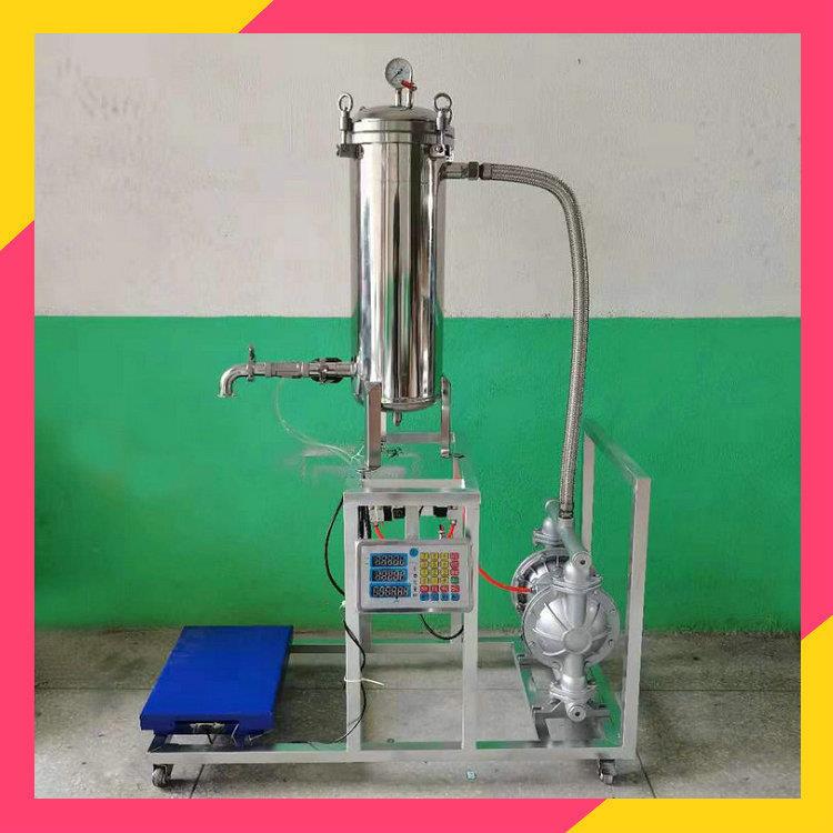 涂料计量分装过滤器 背胶粘合剂过滤器 背胶定量灌装过滤泵