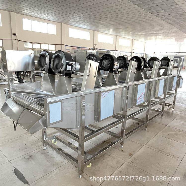 包装袋表面除水设备 鸡翅鸭脖包装袋清洗机 翻转式沥水沥油机