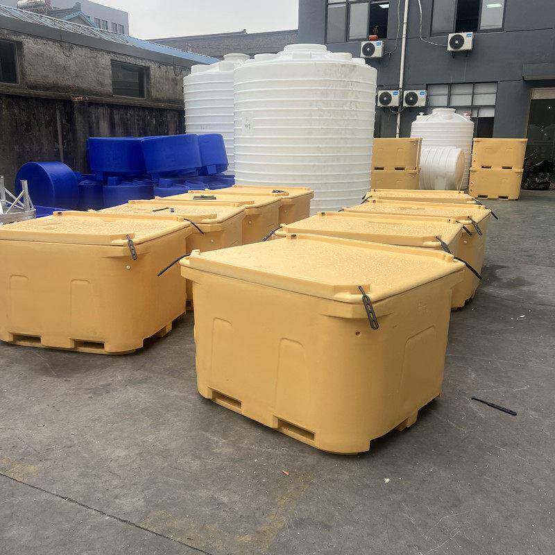 660L保温箱冷藏虾仁浸泡桶周转箱水产加工塑料保鲜桶大容量