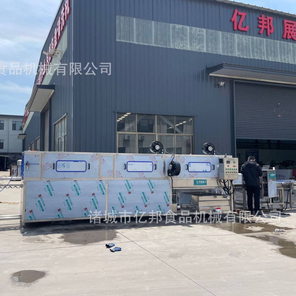 菠萝蜜清洗机 全自动高压喷淋菠萝蜜清洗设备 气吹毛刷除尘去杂机