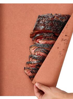 欧美专用屠夫纸烤肉羊皮纸卷 printed butcher paper食品级包肉纸