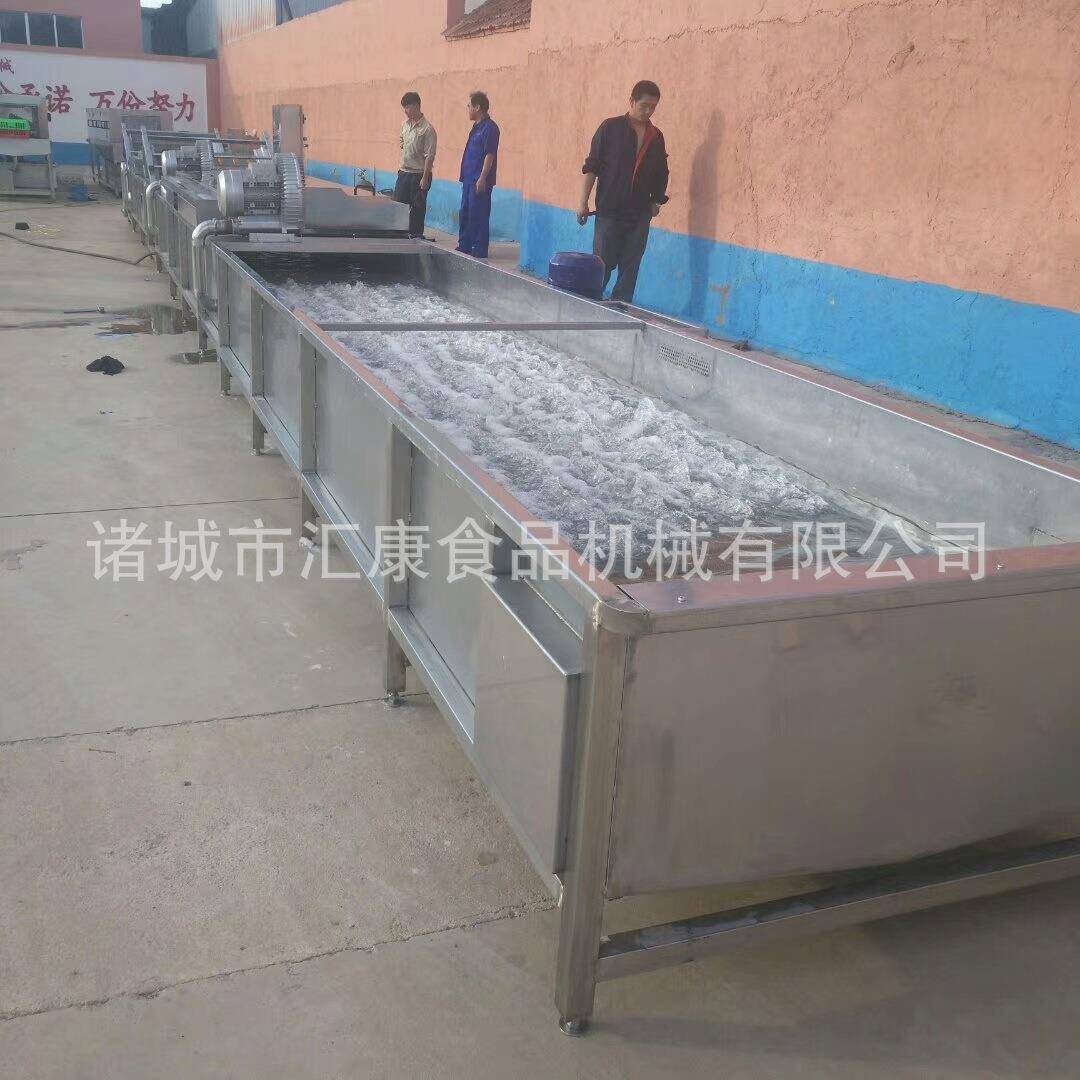 水浴线式鲜辣椒自动清流水果蔬气泡清洗机汇包康设备YAL行销各洗