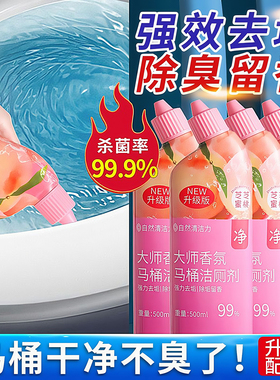 洁厕灵液马桶厕所清洁剂除臭去异味留香除垢去渍神器强力去污去黄