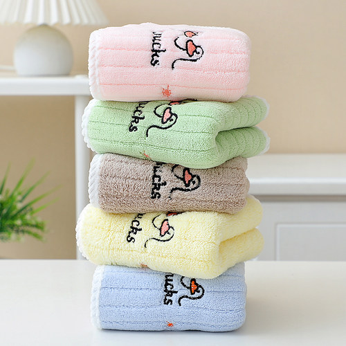 家用洗脸长方形柔软毛巾吸水强