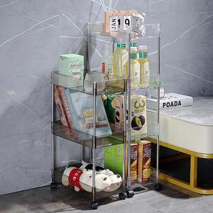 小推车置物架家用落地厨房卫生间浴室零食可移动多层收纳储物架子