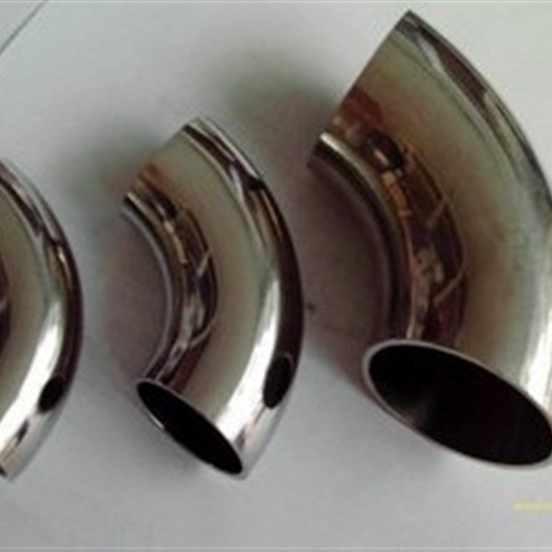 304/316L不锈钢卫生级镜面抛光焊接弯头 133*2.5 焊接弯头