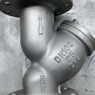 304法兰过滤器 25P 25公斤DN15 100 不锈钢Y型过滤器 GL41W