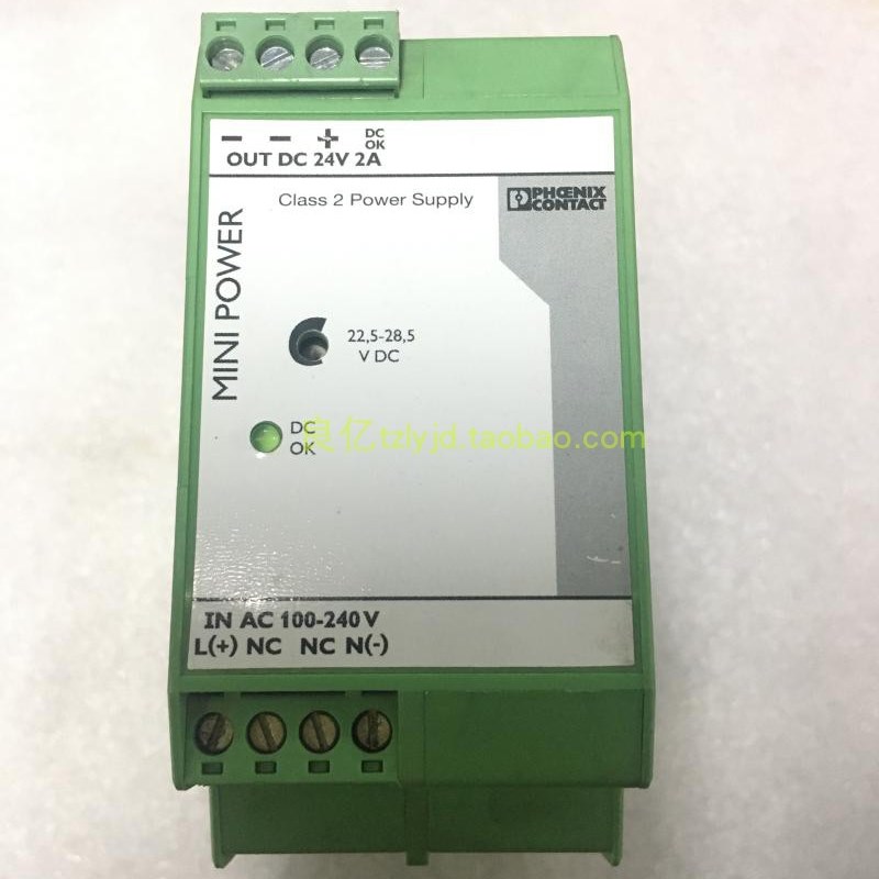 原装拆机 菲尼克斯 MINI-PS-100-240AC/24DC/2 2938730 电源24V2A