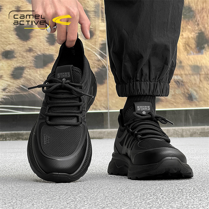 骆驼动感透气网面鞋防滑登山鞋潮