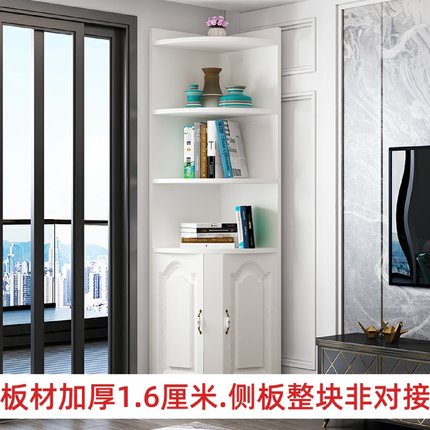 K8角柜简约三角形转角置物架墙角拐角边角角落客厅卧室厨房收纳餐