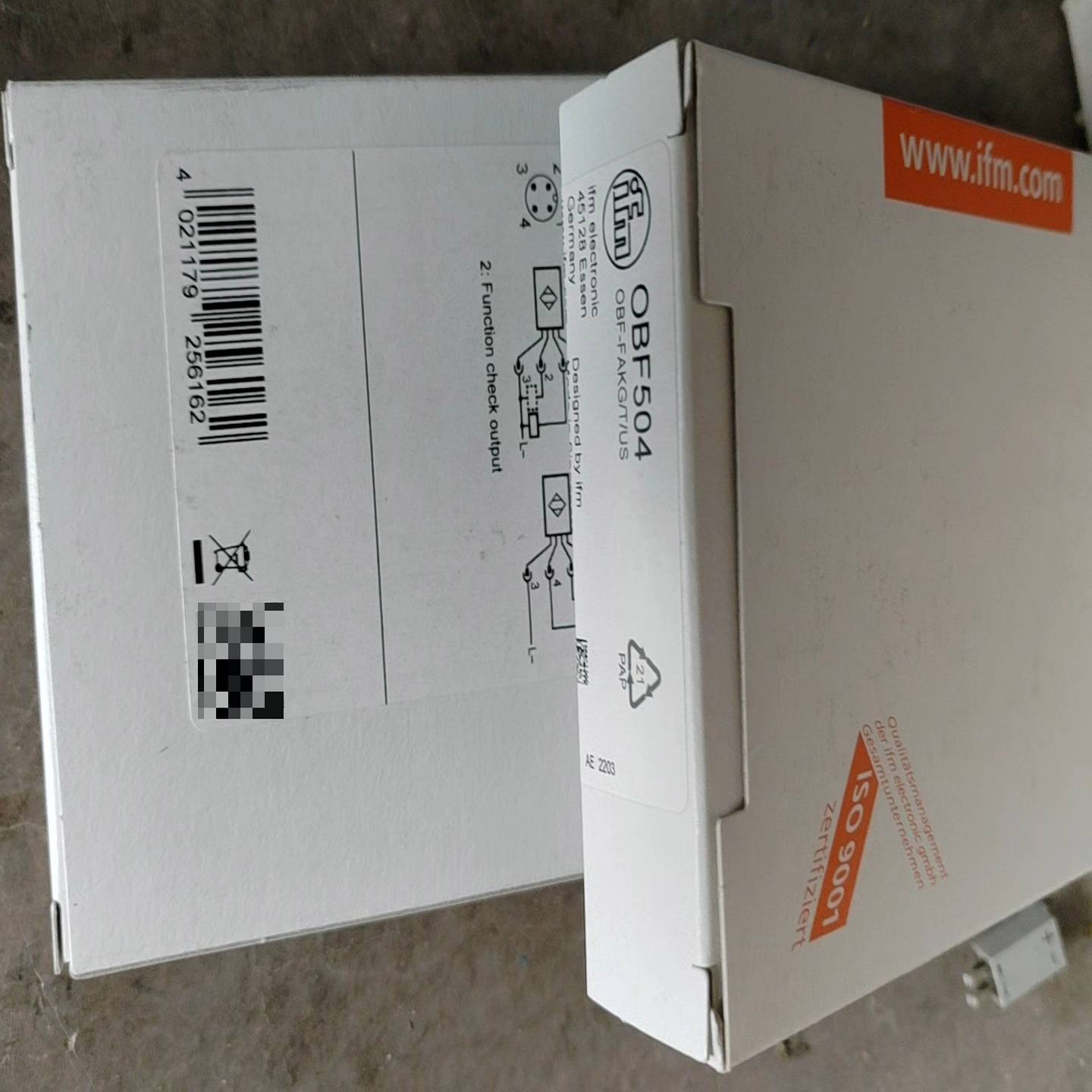 易福门光纤放大器OBF504拍前询价