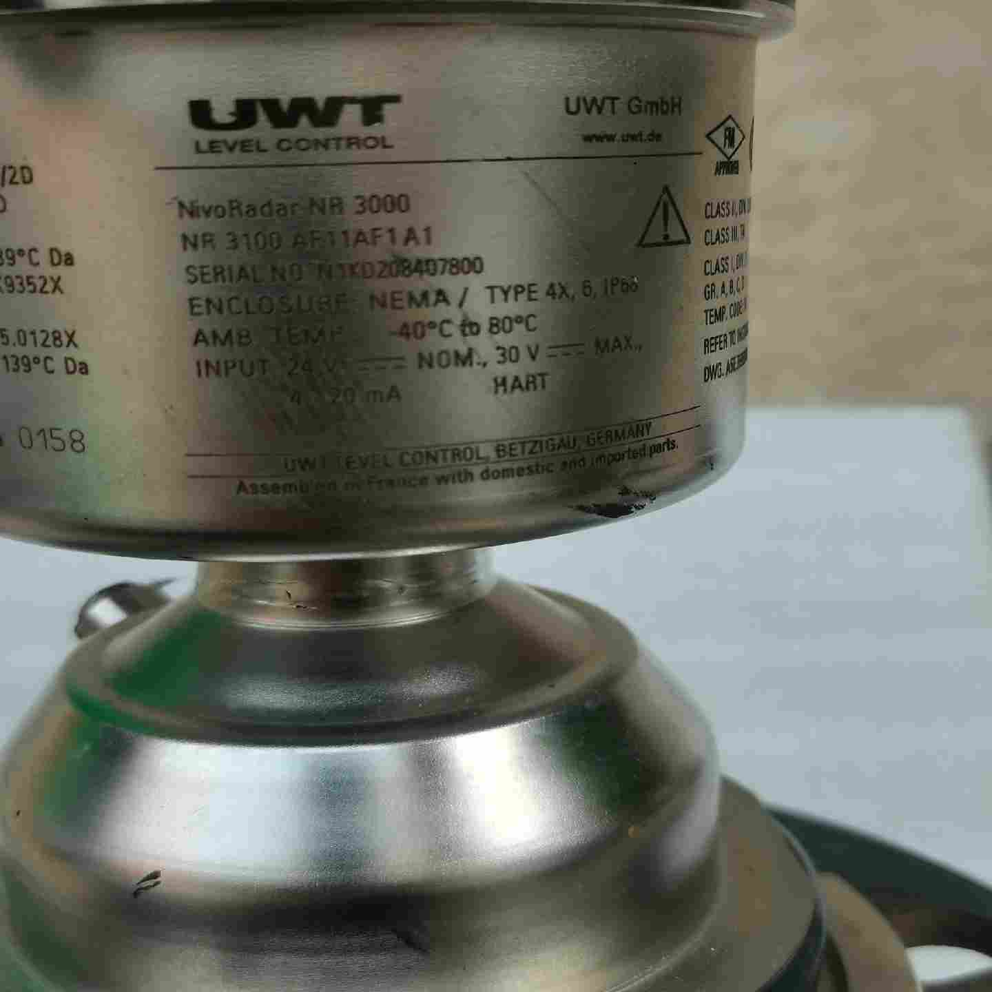 议价德国UWT雷达式料位计NivoRadarNR300维修/现货G