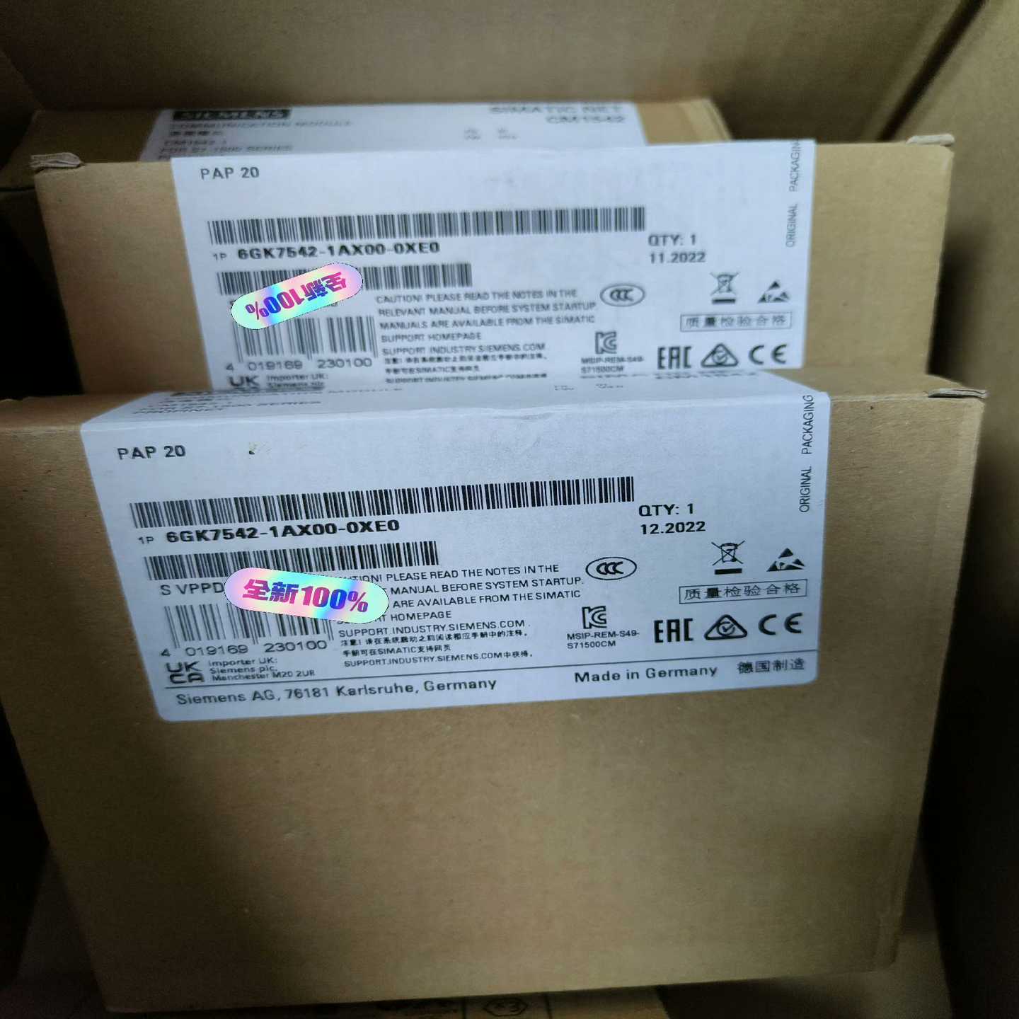 6GK7542-1AX00-0XE0未拆封3500有(嚷嚷电子）