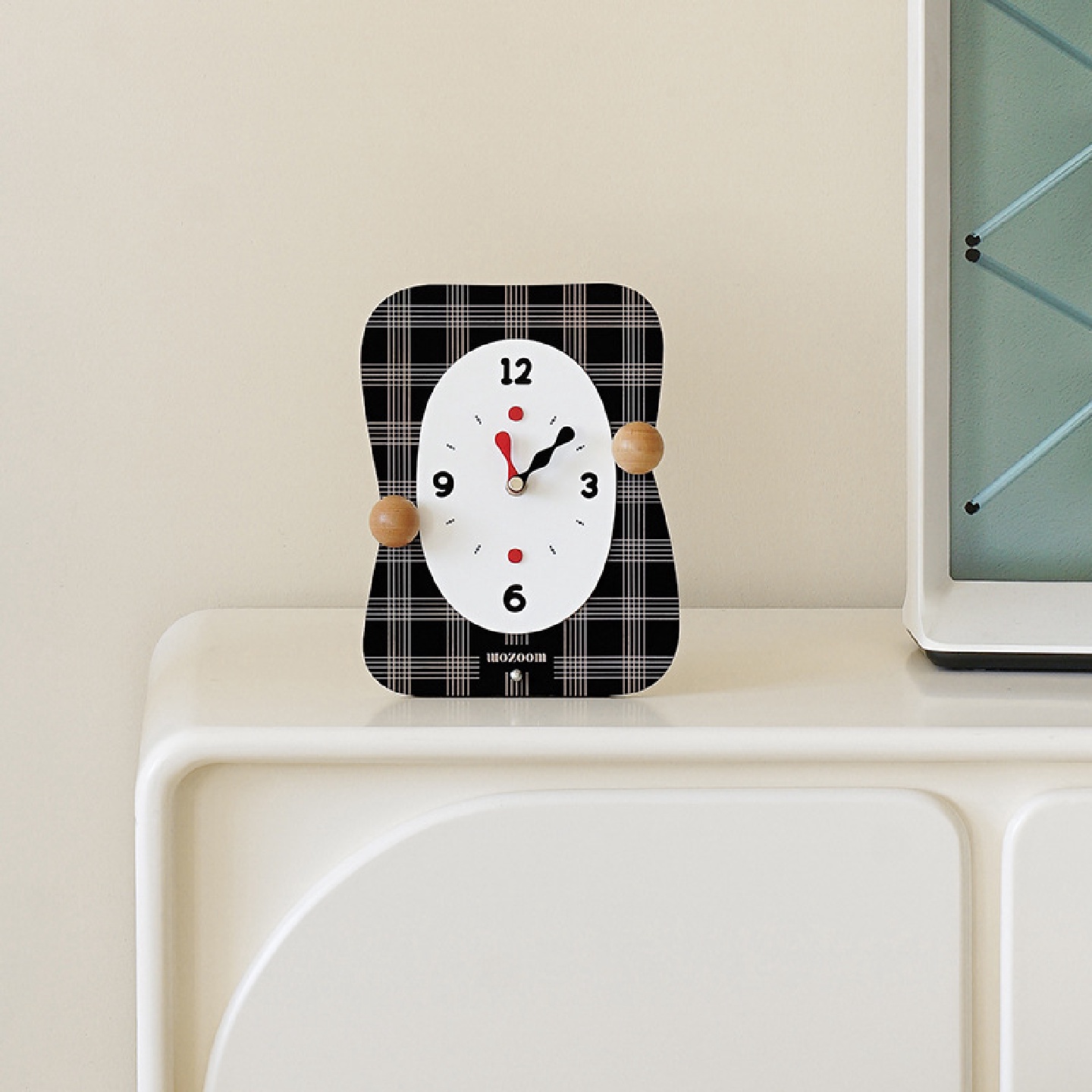 wozoom屋准家居客厅摆台式钟表玄关电视柜装饰摆件桌面创意座钟